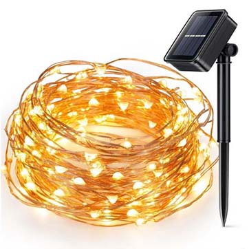 Jak funguje solární světlo s měděným drátem?